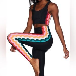 Beach Riot Tessa Top In Tropical Wave, Size Small, $123